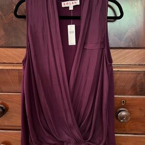 Anthropologie Dolan Sleeveless Wrap Top NWT